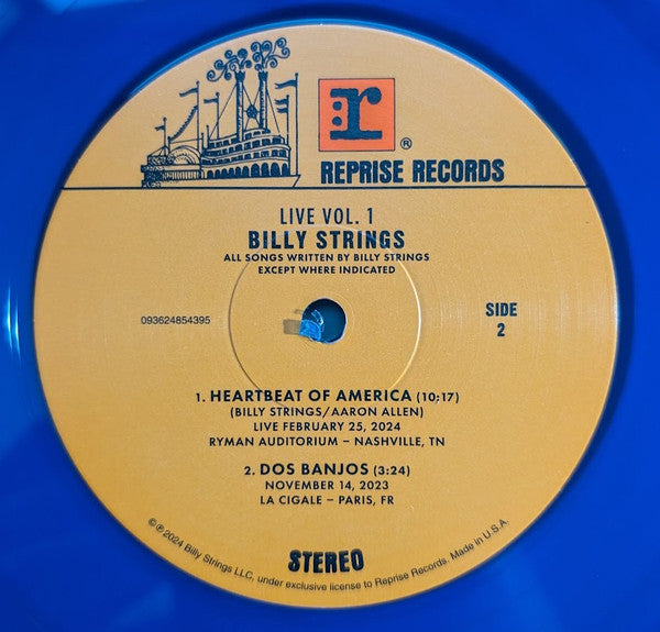Billy Strings Live Volume 1 - Strings, Billy