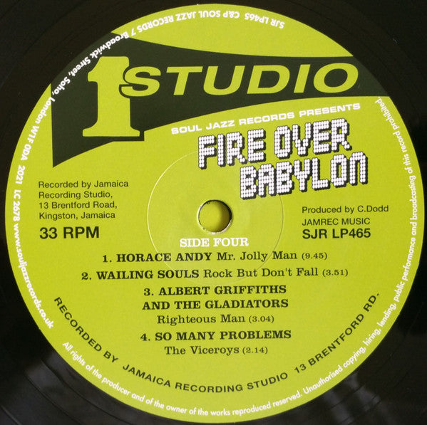 Soul Jazz Records Presents: Fire Over Babylon: Dre - Various