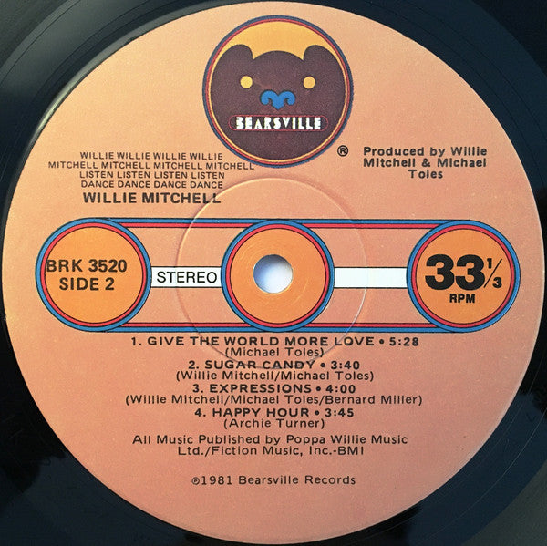 Willie...Mitchell...Listen...Dance - Mitchell, Willie