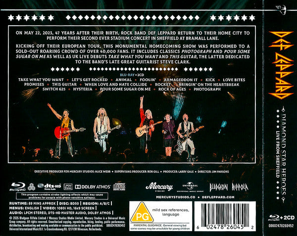 Diamond Star Heroes: Live From Sheffield - Def Leppard