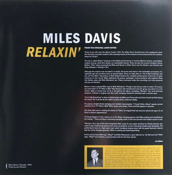 Relaxin' - Davis, Miles
