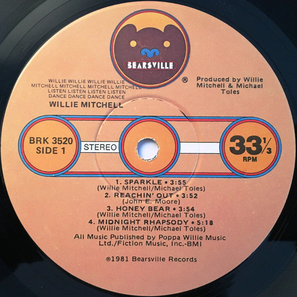 Willie...Mitchell...Listen...Dance - Mitchell, Willie
