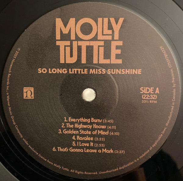 So Long Little Miss Sunshine - Tuttle, Molly