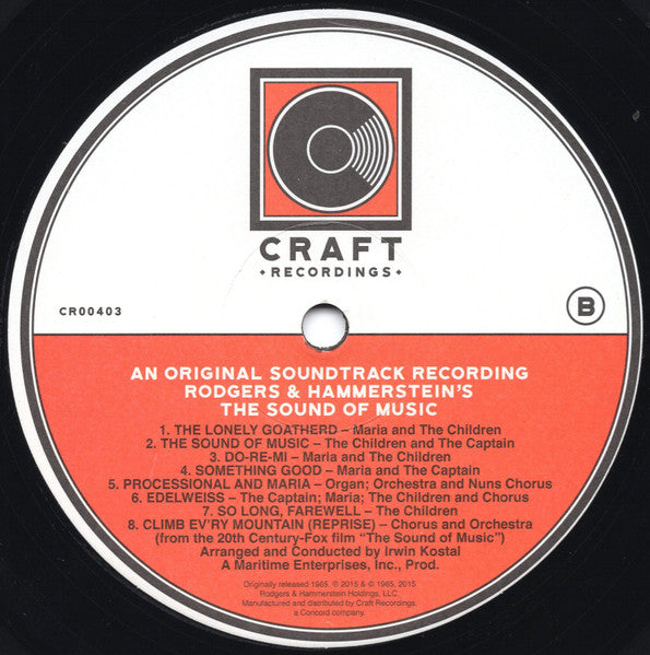 The Sound Of Music: Original Soundtrack Recording [LP] - Various Artists