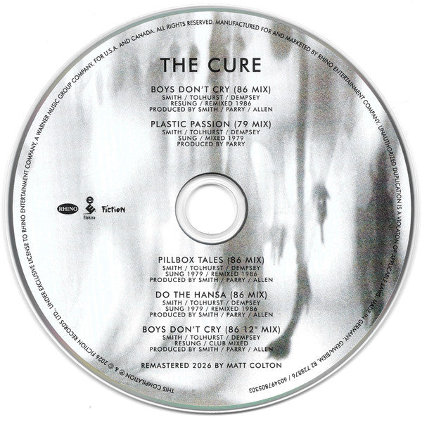 Boys Don't Cry (86 Mix) - Cure