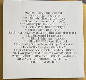 Everything Squared - Seefeel