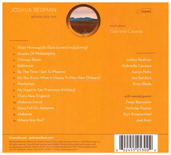 Where We Are - Redman, Joshua