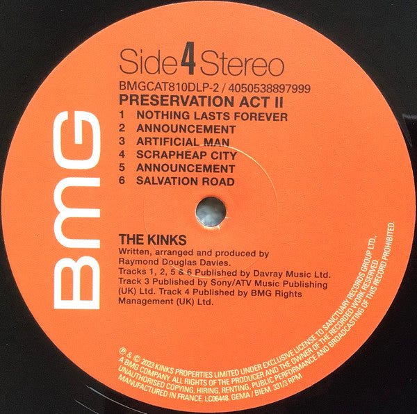 Preservation Act 2 - Kinks, The