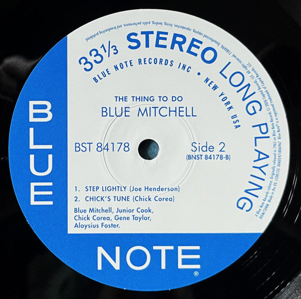 The Thing To Do - Mitchell, Blue
