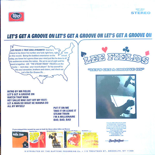 Let's Get A Groove On - Fields, Lee