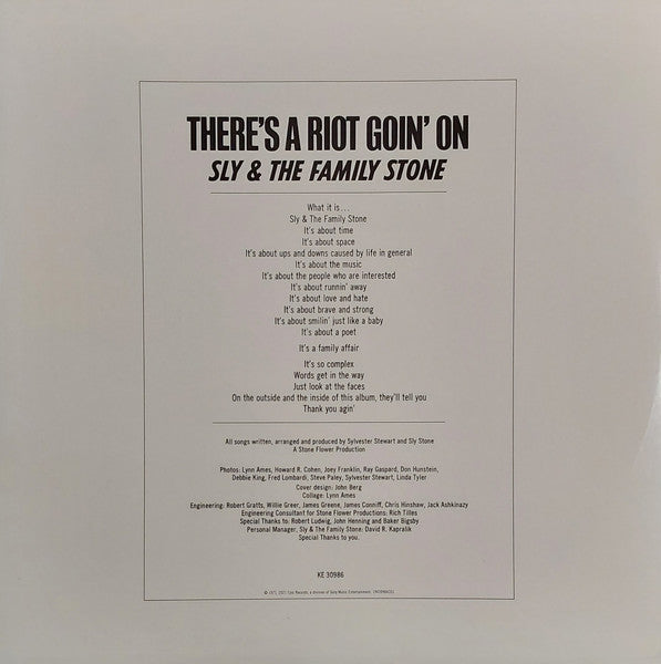 There?ÇÖs A Riot Goin?ÇÖ On - Sly & The Family Stone