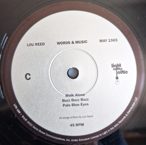 Words & Music, May 1965 - Reed, Lou