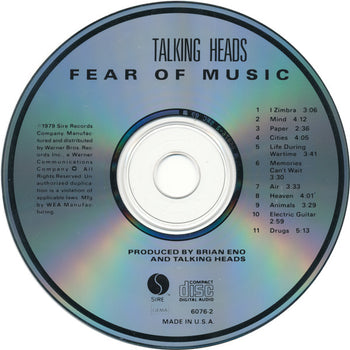 Fear Of Music - Talking Heads