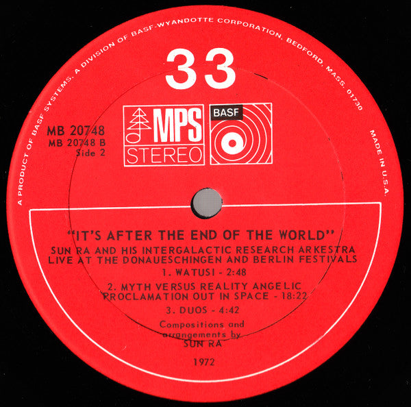 It's After The End Of The World (Live At The Donau - Sun Ra Arkestra