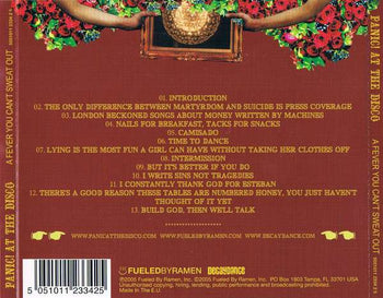 Fever You Can't Sweat Out - Panic! At The Disco [CD]