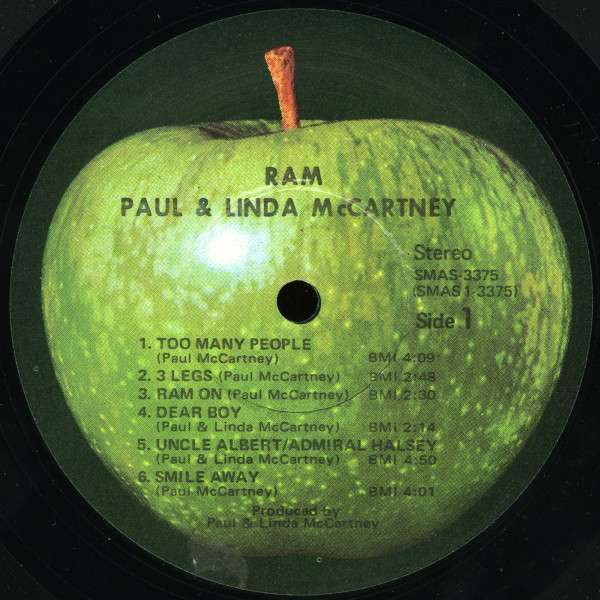 Ram - McCartney, Paul & Linda