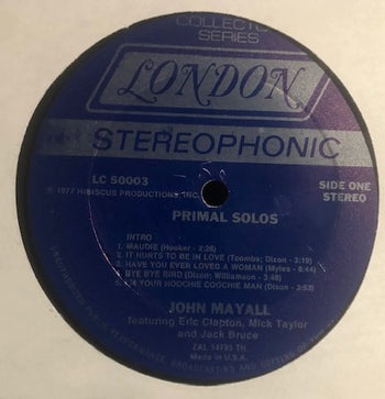 Primal Solos - Mayall, John