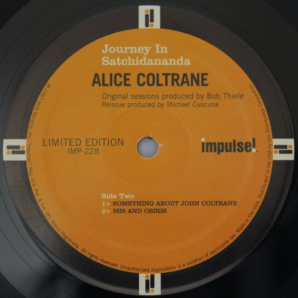 Journey In Satchidananda - Coltrane, Alice