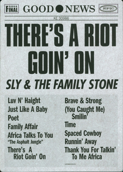 There's A Riot Goin' On - Sly & The Family Stone