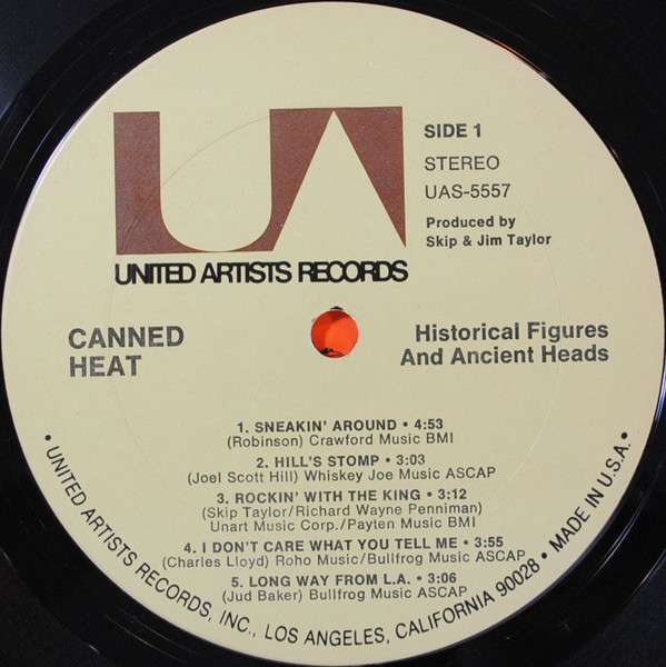 Historical Figures And Ancient Heads - Canned Heat