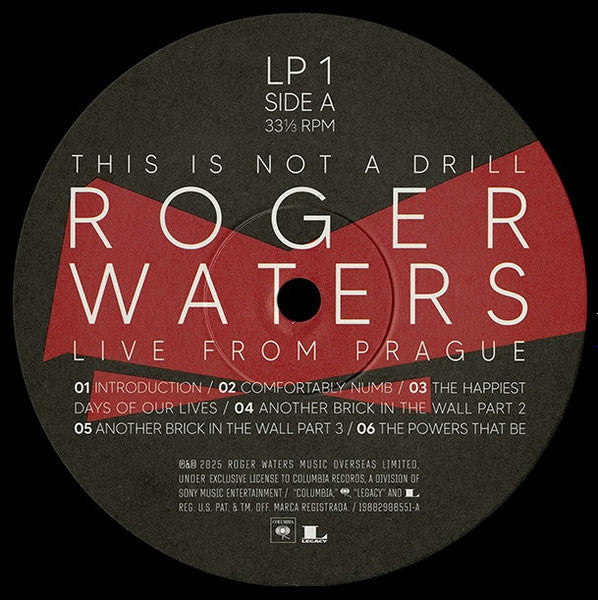 This Is Not A Drill Live From Prague - Waters, Roger