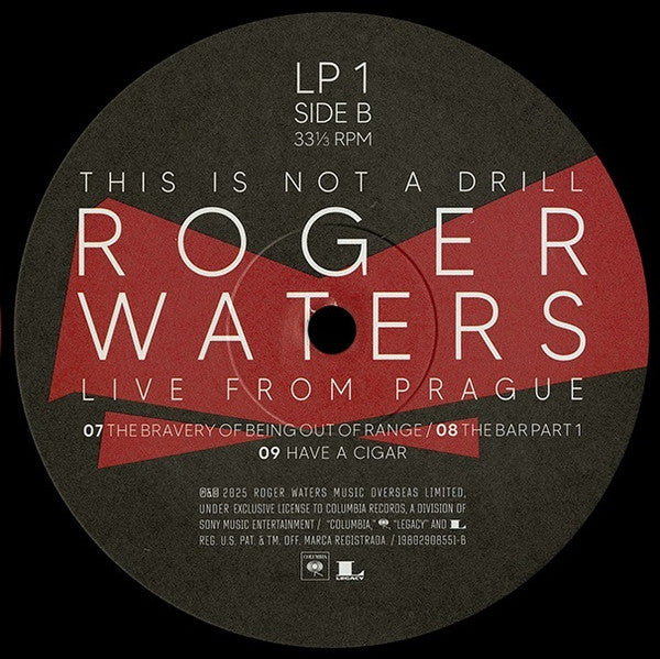 This Is Not A Drill Live From Prague - Waters, Roger