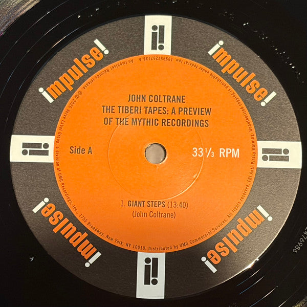 TIBERI TAPES: A PREVIEW OF THE MYTHIC RECORDINGS - COLTRANE,JOHN
