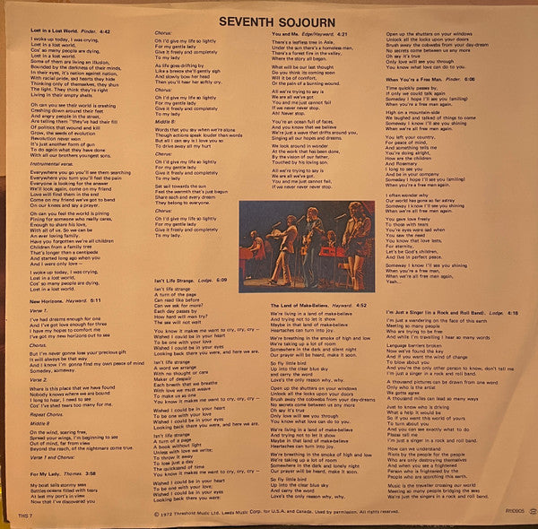 Seventh Sojourn - The Moody Blues