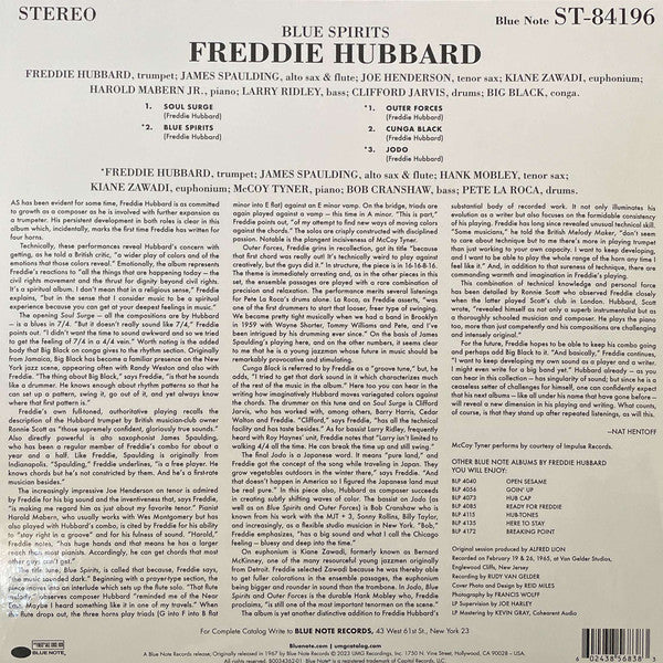 Blue Spirits - Hubbard, Freddie