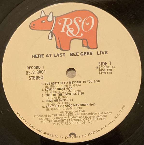 Here At Last Bee Gees: Live - Bee Gees