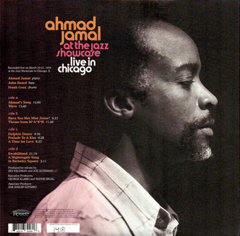 AT THE JAZZ SHOWCASE: LIVE IN CHICAGO (RSD) - JAMAL,AHMAD