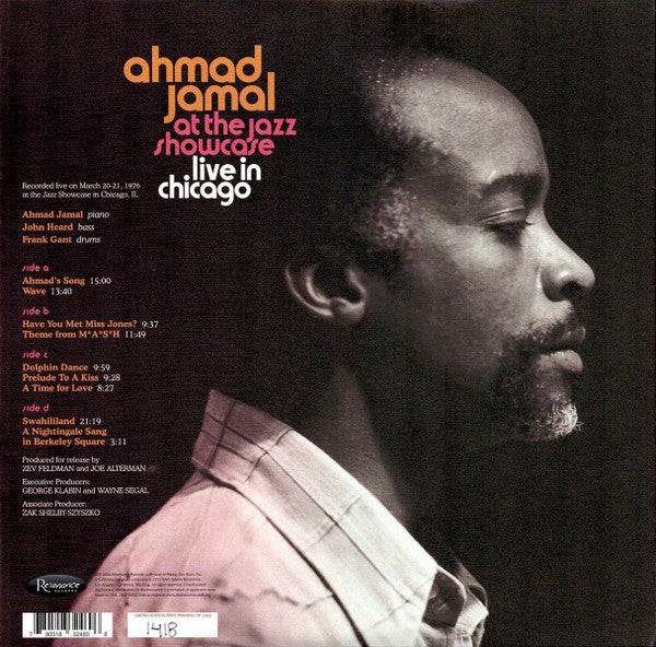 AT THE JAZZ SHOWCASE: LIVE IN CHICAGO (RSD) - JAMAL,AHMAD