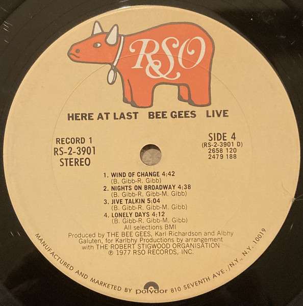 Here At Last Bee Gees: Live - Bee Gees
