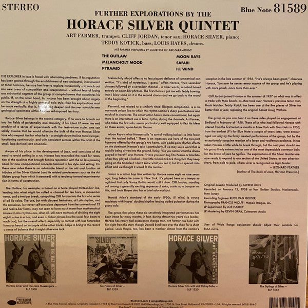 Further Explorations - Silver, Horace