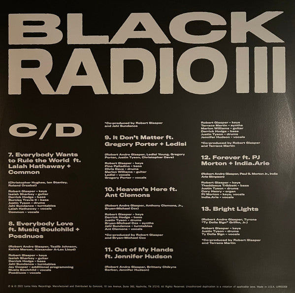 Black Radio Iii - Glasper, Robert