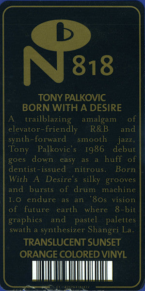 Born With A Desire - Palkovic, Tony