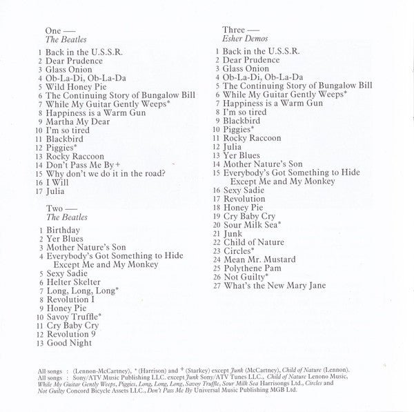 The Beatles (White Album) - Beatles, The