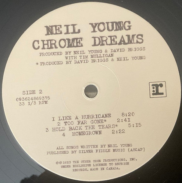 Chrome Dreams - Young, Neil