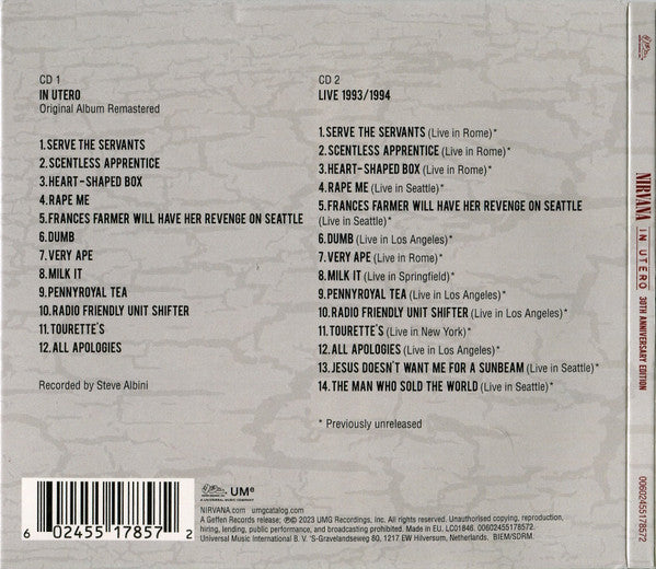 In Utero (30th Anniversary) - Nirvana