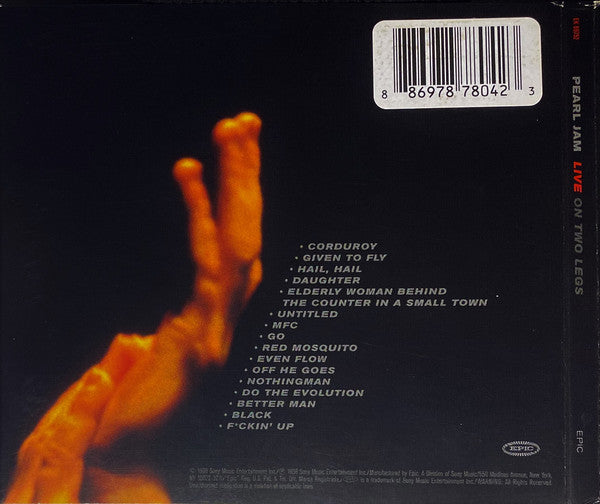 Live On Two Legs - Pearl Jam