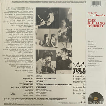 Out Of Our Heads (US) [180g Clear LP] - Rolling Stones, The