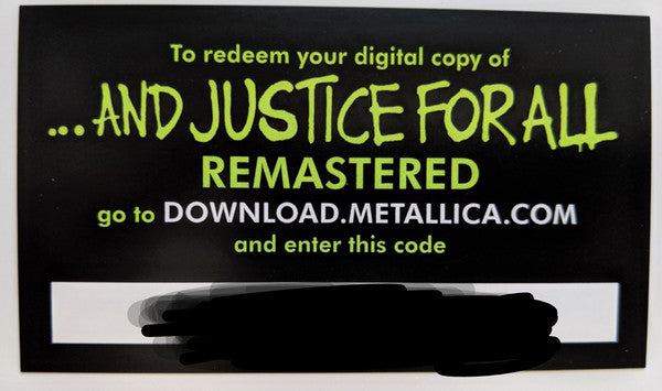 ...And Justice For All (Remastered) - Metallica