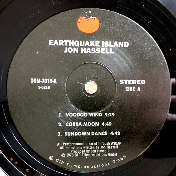 Earthquake Island - Hassell, Jon