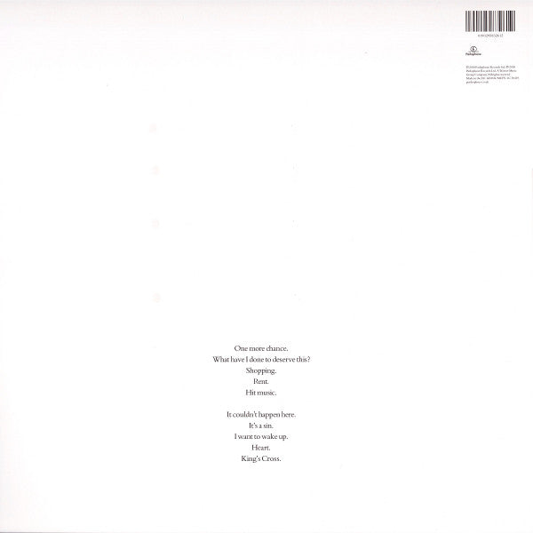 Actually - Pet Shop Boys