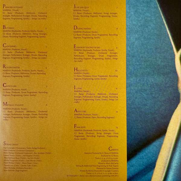 PRINCESS OF POWER [Indie Exclusive Butterfly Yellow LP] - Marina