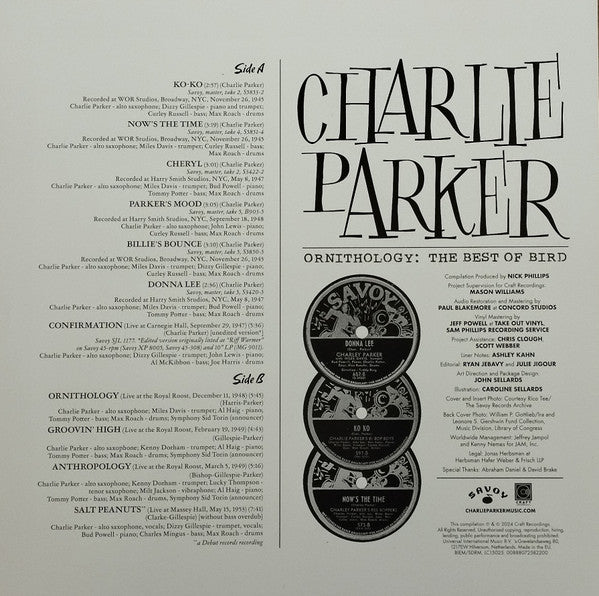 Ornithology: The Best Of Bird - Parker, Charlie