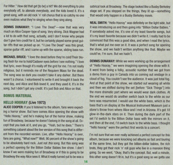 Billion Dollar Babies - Cooper, Alice