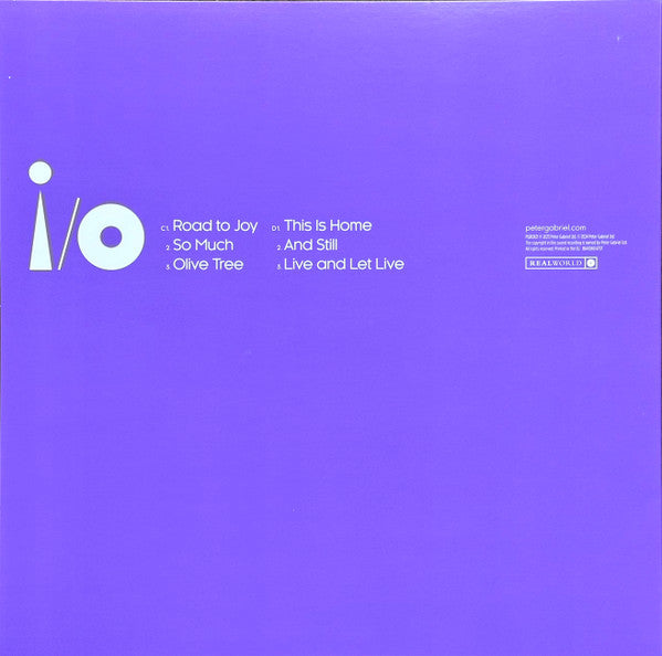I/O - Gabriel, Peter