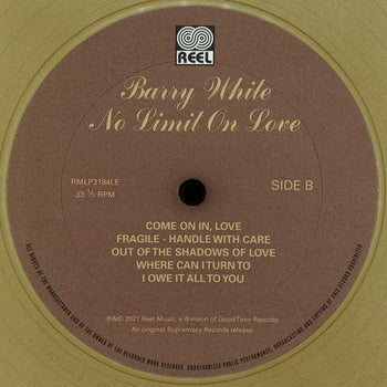 No Limit On Love - White, Barry