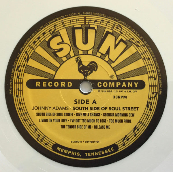 South Side Of Soul Street - Adams, Johnny